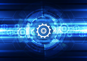 abstract vector future technology engineering background illustration