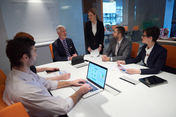 business people group on meeting