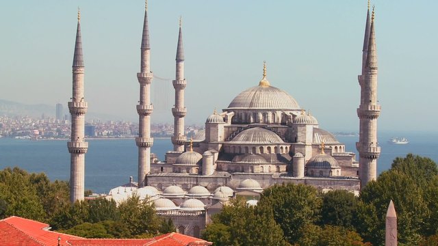 The Blue Mosque in Istanbul, Turkey.