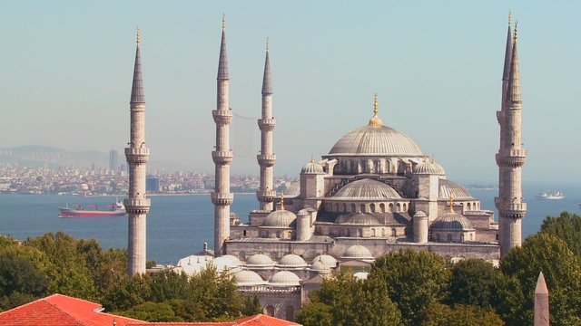 The Blue Mosque in Istanbul, Turkey.