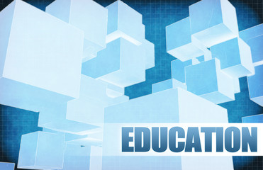 Education on Futuristic Abstract