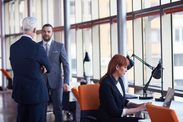 business people group on meeting