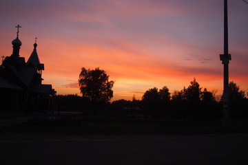 Красный закат