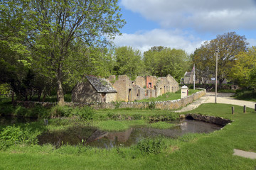 Obraz premium Deserted village of Tyneham in Dorset