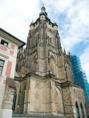 Fototapeta premium Facade of St Vitus Cathedral, Prague