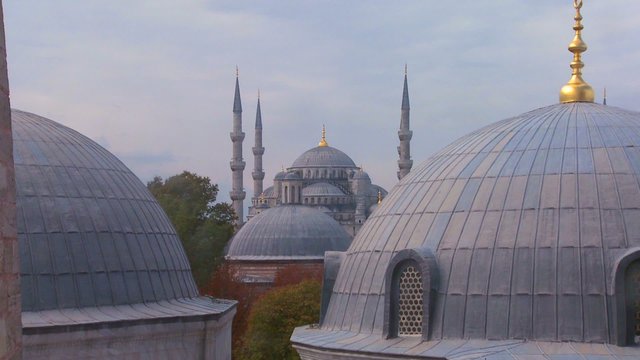 Mosques of Istanbul line up.
