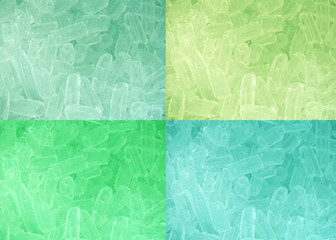 Four colors tone ice background