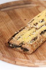 Pastry with spinach stuffing