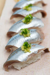 サンマのにぎり寿し