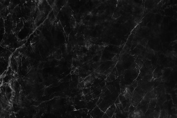 Fototapeta na wymiar Abstract black marble texture in natural patterned.