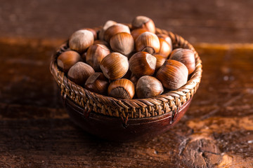 Obraz premium Hazelnuts