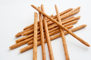 Straight long crispy baked straw