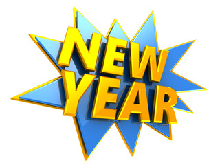 Fototapeta premium new year sign