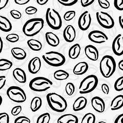 seamless background with coffee beans