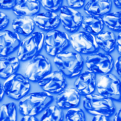 Illustration of crushed ice. / Pattern for background. Seamless.