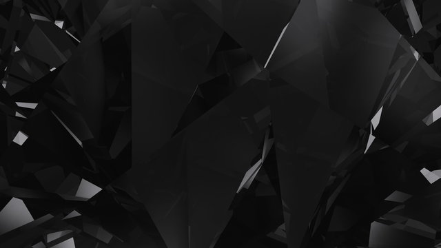 Abstract 4K black diamond loopable background