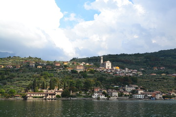 Obraz premium Lago di Iseo - Siviano, Monte Isola