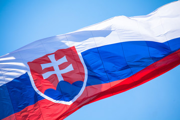 Fototapeta premium Slovak national flag