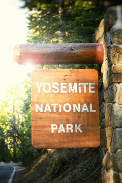 Yosemite National Park Sign