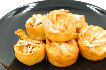 Fried taro