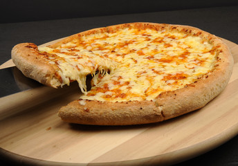 Traditional Italian cuisine - Pizza Quattro Formaggi
