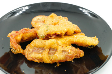 deep-fried sliced banana