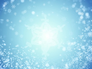 Winter Snowflakes Poster for Xmas