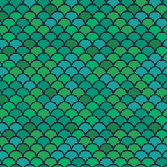 Vector seamless pattern in the form of flakes