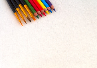 Art brush and pencil for painting