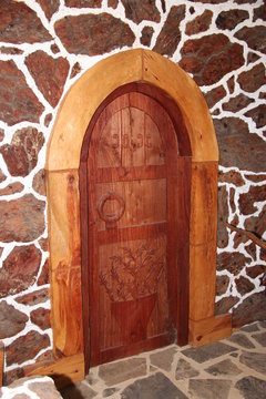 Porte en bois