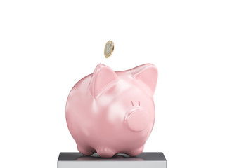 Porcellino salvadanaio monete