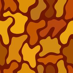 abstract vector chaotic spotted seamless pattern