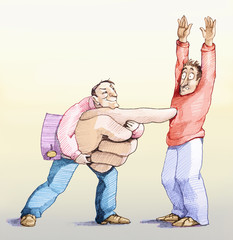 blackmailed by the judgment