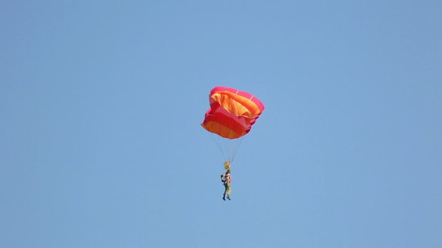 military paratrooper