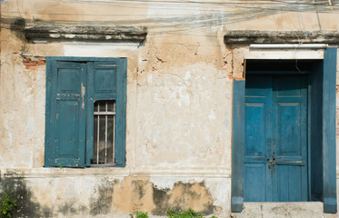 Door and window disintegrated