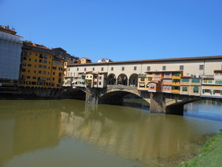 Fototapeta na wymiar The Ponte Vecchio, Brigde in Florence