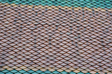 Temple roofing background