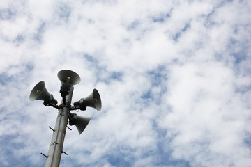 防災放送　スピーカー