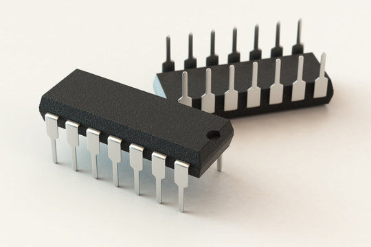 DIP chip package.