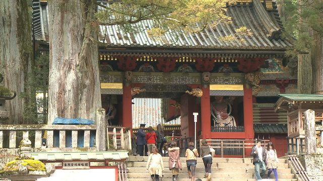 Tokugawa shrine entrance in Nikko