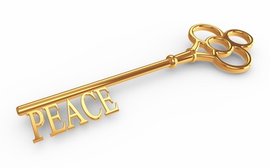 Goldener Schlüssel - Peace