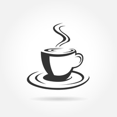 Coffee cup outline icon