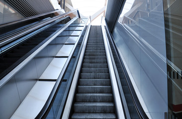 Empty escalator stairs  © Savvapanf Photo ©