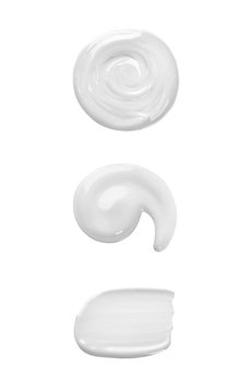 Cosmetic cream isolated on white