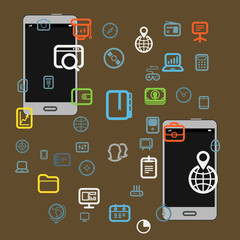 information fransfer illustration