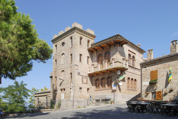 Obraz premium Borgo Medioevale di Moresco Marche