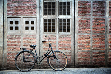 Bike and building