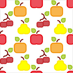 Square fruit pattern