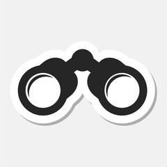 Binoculars sticker 