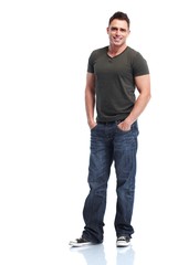 Fototapeta premium Young handsome man.